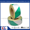 Green and White Stripe Design Reflective Marking Adhesive Tape (C1300-S)